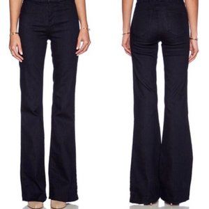 J Brand High Rise Tailored Flare Inkwell Denim Jeans Wide Leg Size 31 NWOT